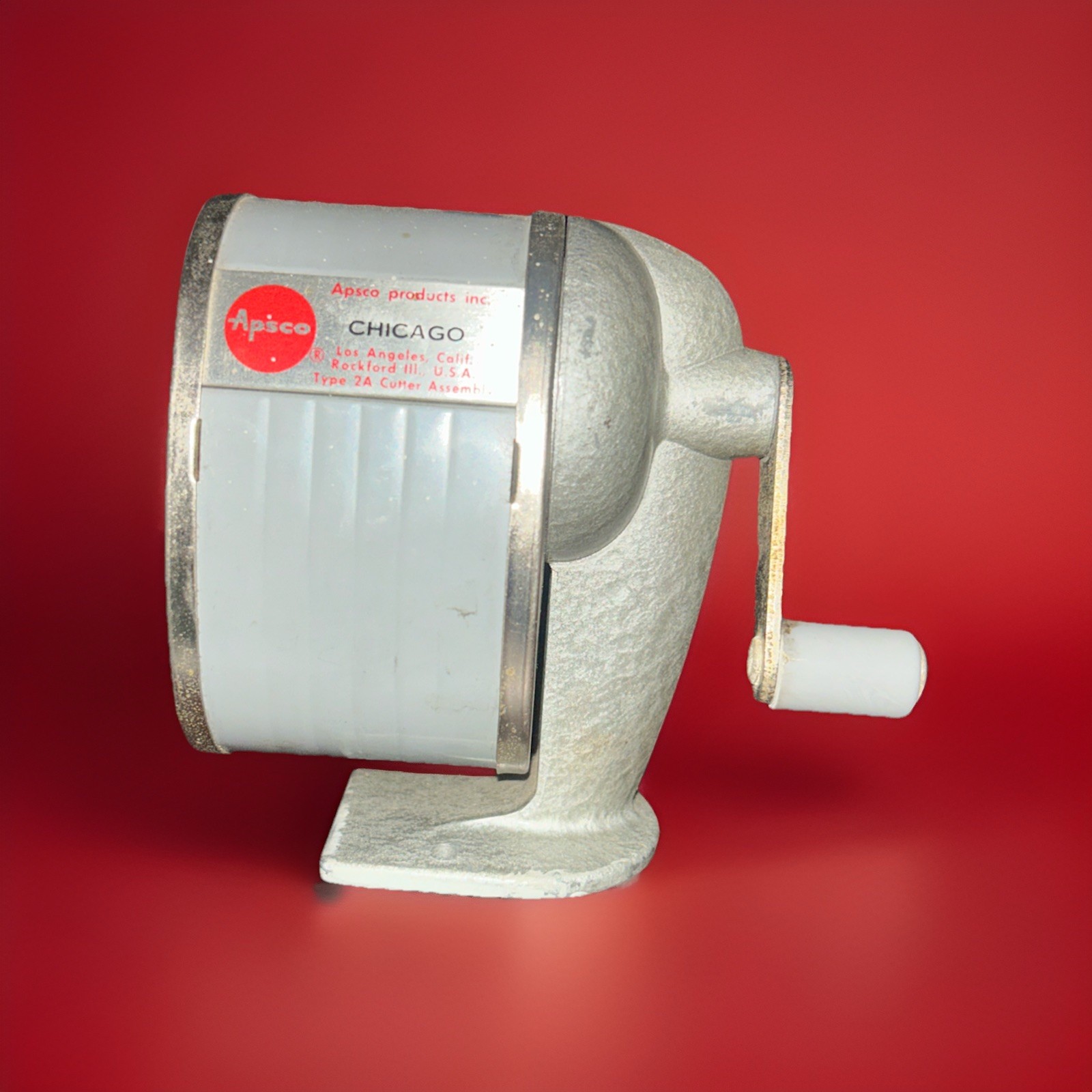 Apsco Chicago Metal Pencil Sharpener Single Hole Type 2 A Cutter Assembly.    6B