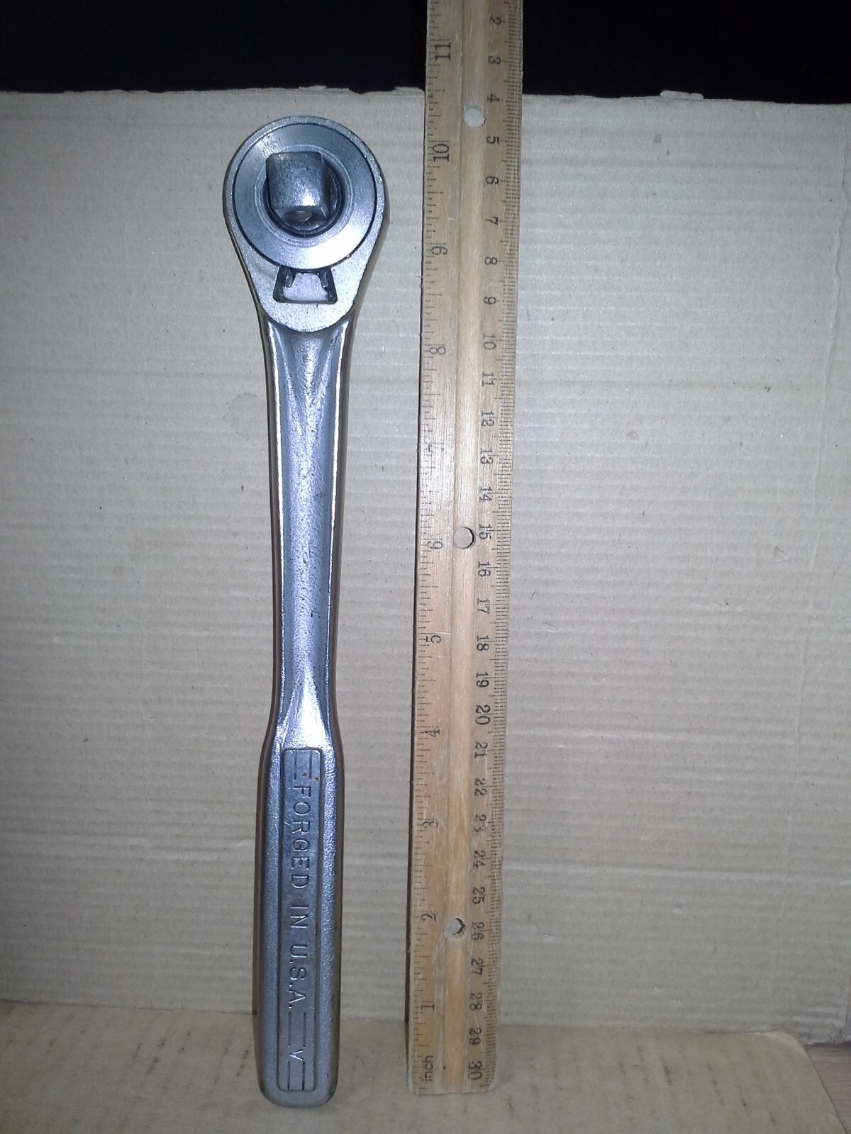 Vintage Craftsman 1/2" Drive =V= Series Ratchet w/Oil Port. Working. VGC