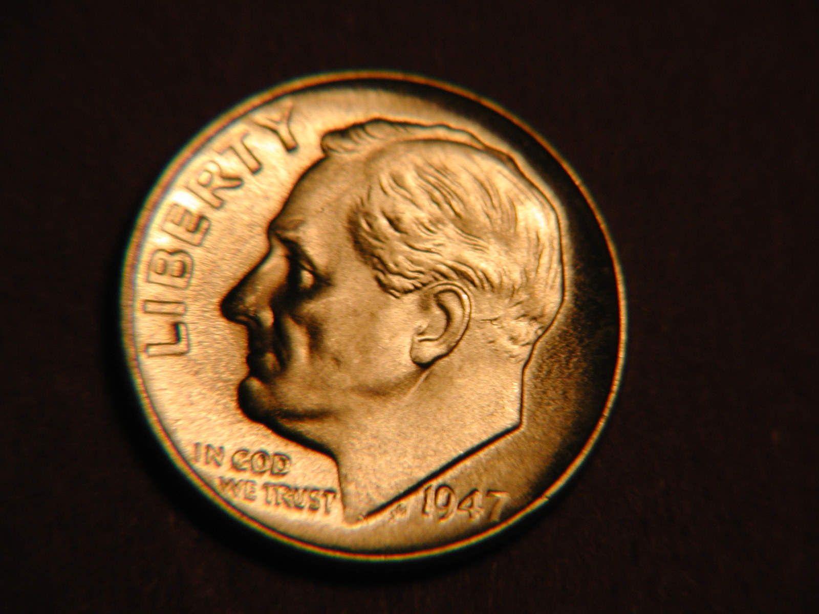 1947-D  Roosevelt Dime BU uncirculated !