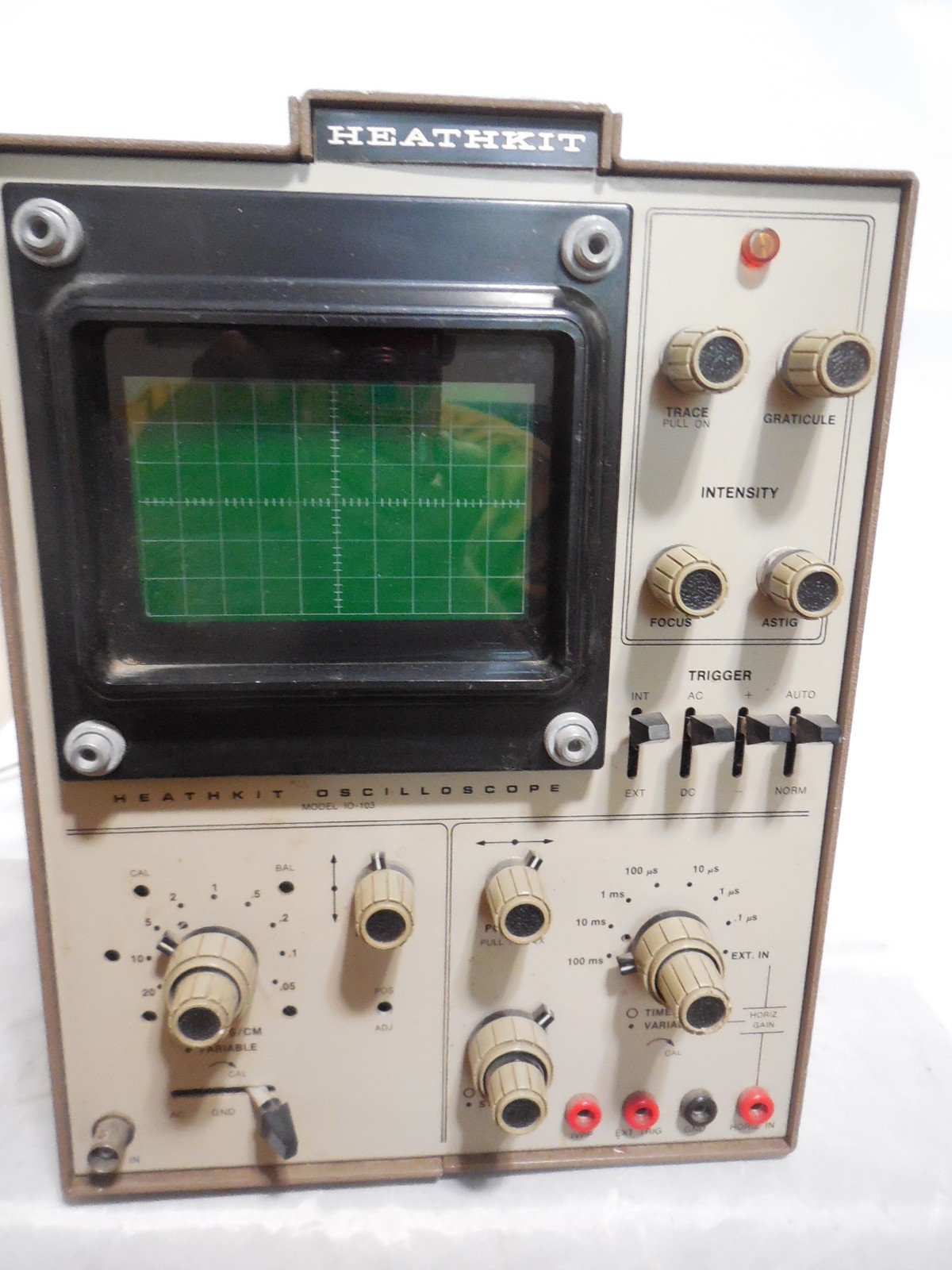 Vintage Heathkit IO-103 Oscilloscope - Untested Parts/Repair, 1 Channel Classic