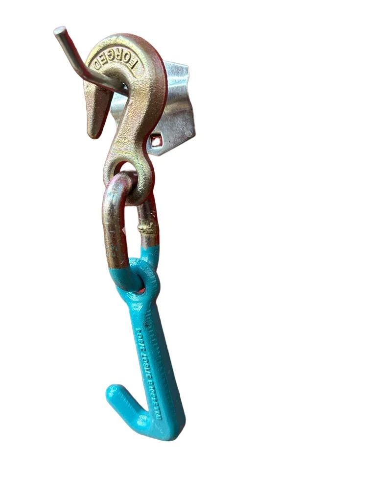 Set# 93 6 pc Auto Body Frame Machine Pulling Puller Chain & Clamps Set w/ Hooks