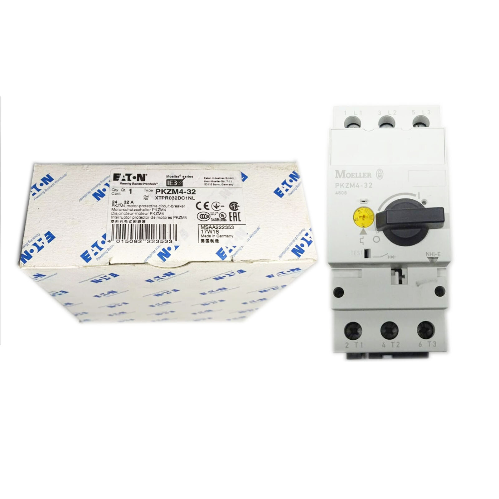 1PC Eaton MOELLER PKZM4-32 PKZM432 Circuit Breaker New