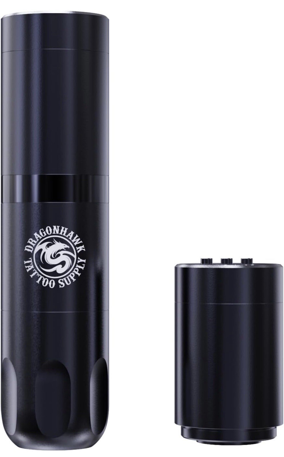 NEW Dragonhawk Wireless Rotary Tattoo Machine Pen PMU (Black)