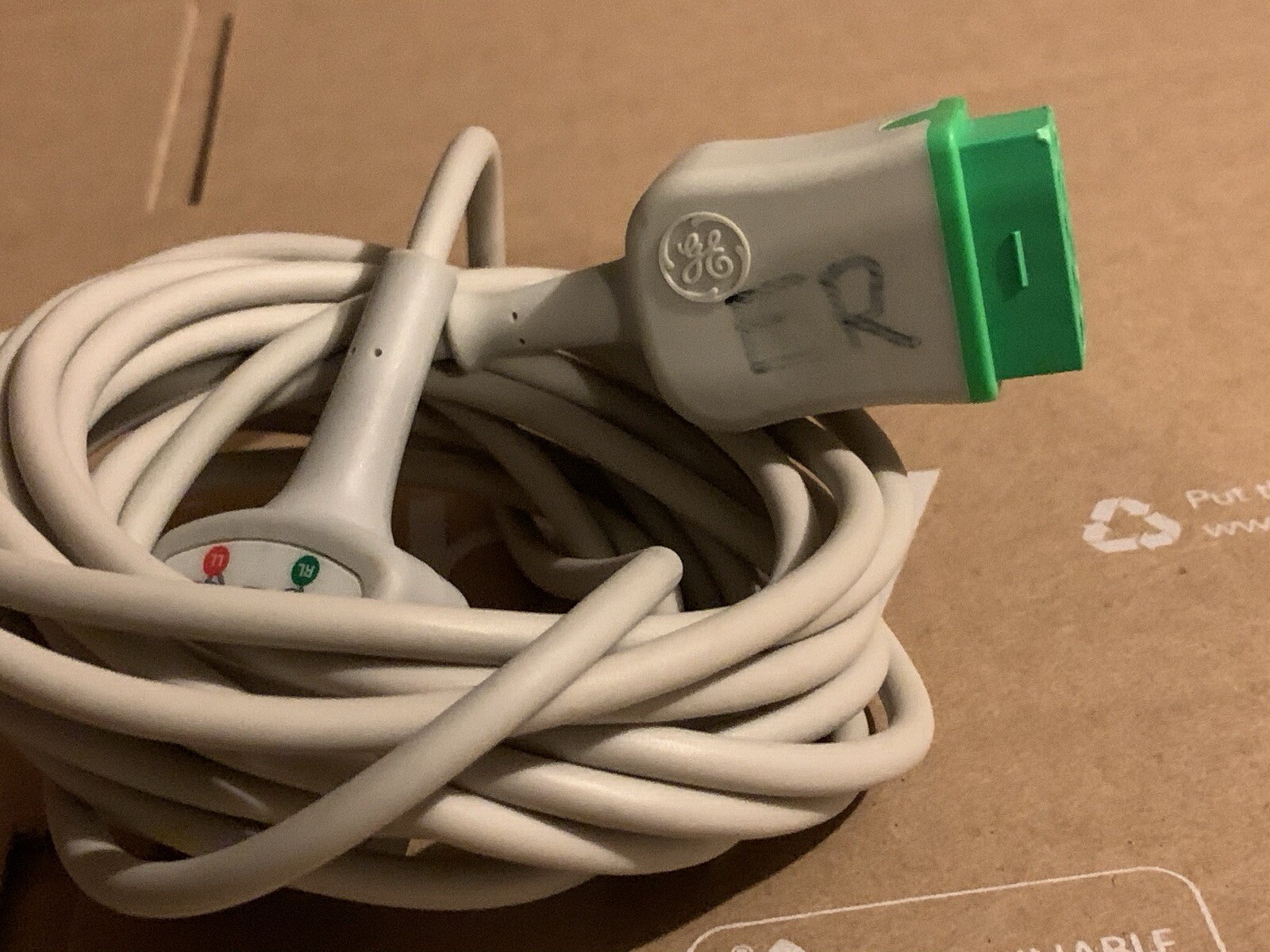 GE Multi-Link 2017003-001 5 Lead ECG Trunk Cable Only