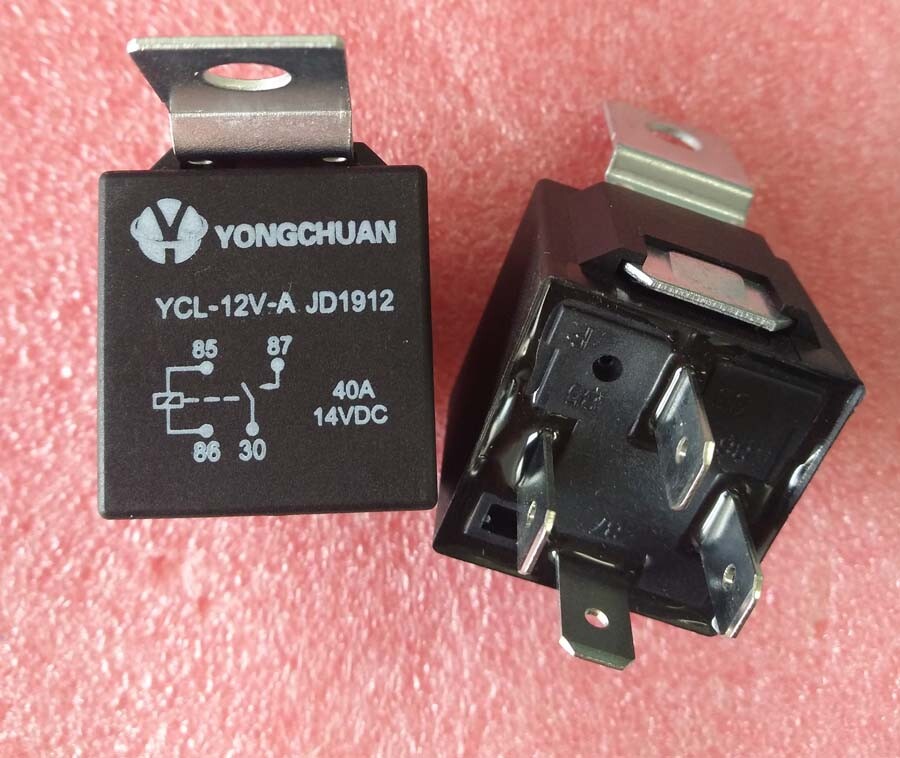 SPDT Relay 4 Pins Automotive Truck Car Relay DC 12V 40A 12VDC JD1912