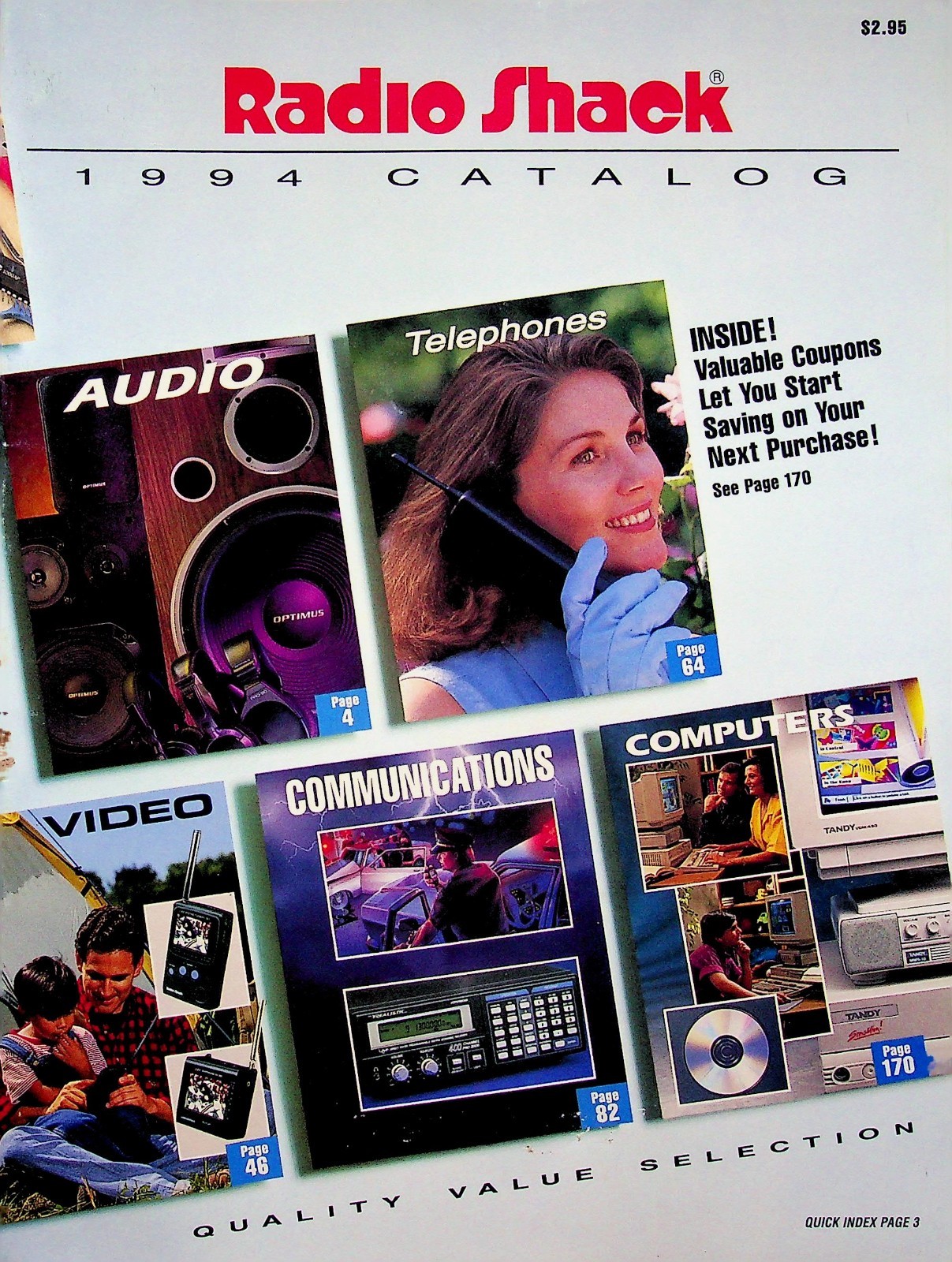 Vtg 1994 Radio Shack Catalog Tandy Sensation Computer (196 Pgs.)
