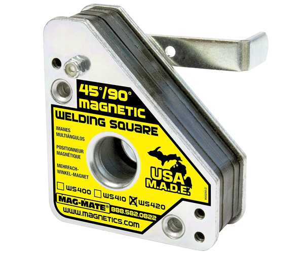 MAG-MATE WS420 Mid-Size Magnetic Welding Square, 150 lbs. Holding Capacity