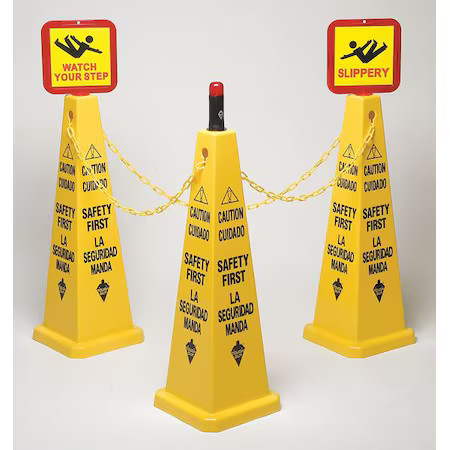 Tough Guy 6Vkr8 Cone Kit, 26 In H, 10 9/10 In W, Plastic, Cone, English,