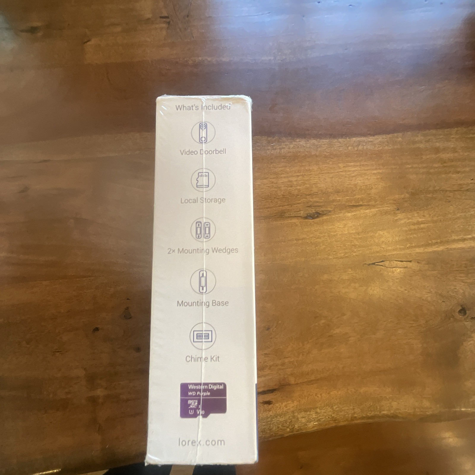 Factory Sealed Lorex 2K QHD Wired Video Doorbell White B451AJD-E