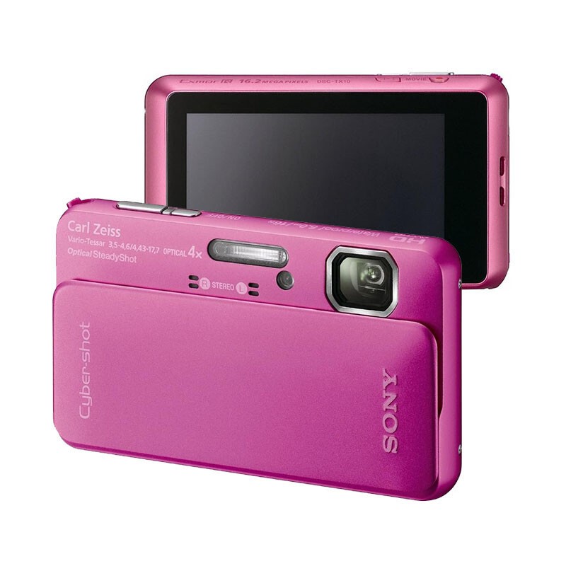 SONY Cyber Shot DSC-TX10 16.2MP Digital Camera 4x Optical Zoom English