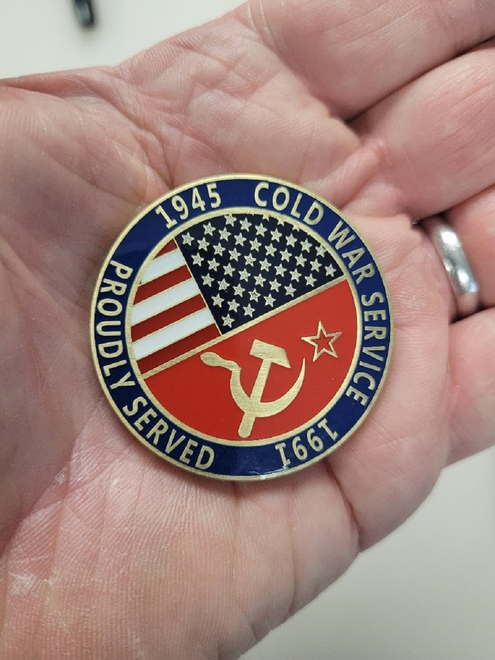 US Army Cold War Service Challenge Coin