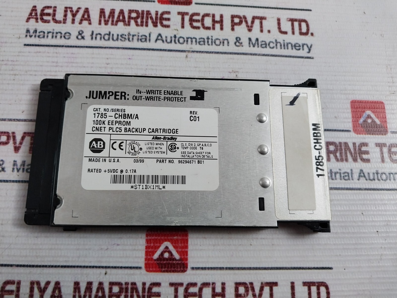 ALLEN-BRADLEY 1785-CHBM/A Cnet PLC5 Backup Cartridge Ser A
