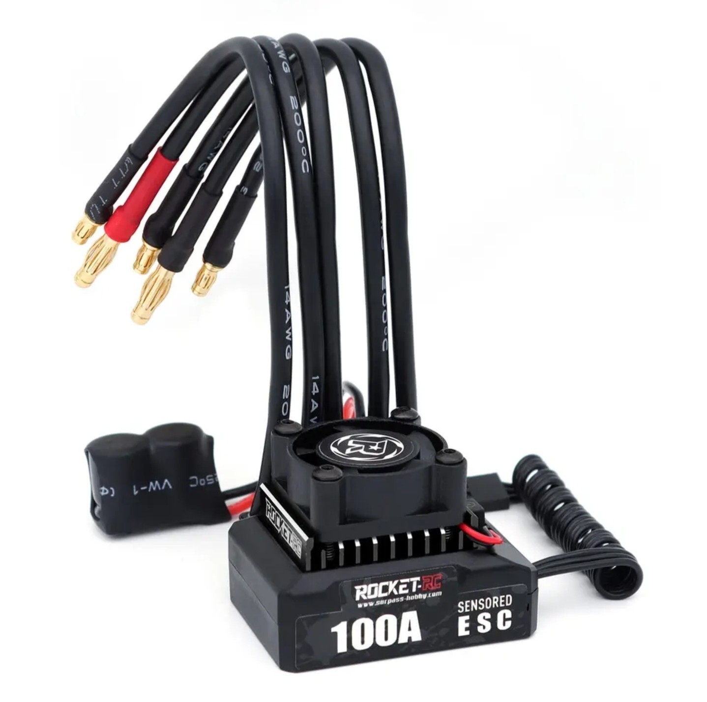 Rocket Rc Drift Brushless Sensored Combo Turbo & Boost Programmer Include  red