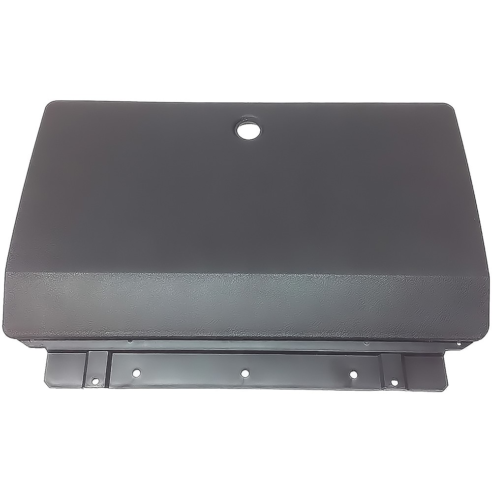 1969 Pontiac GTO LeMans; Glove Box Door; Black Plastic; Outer