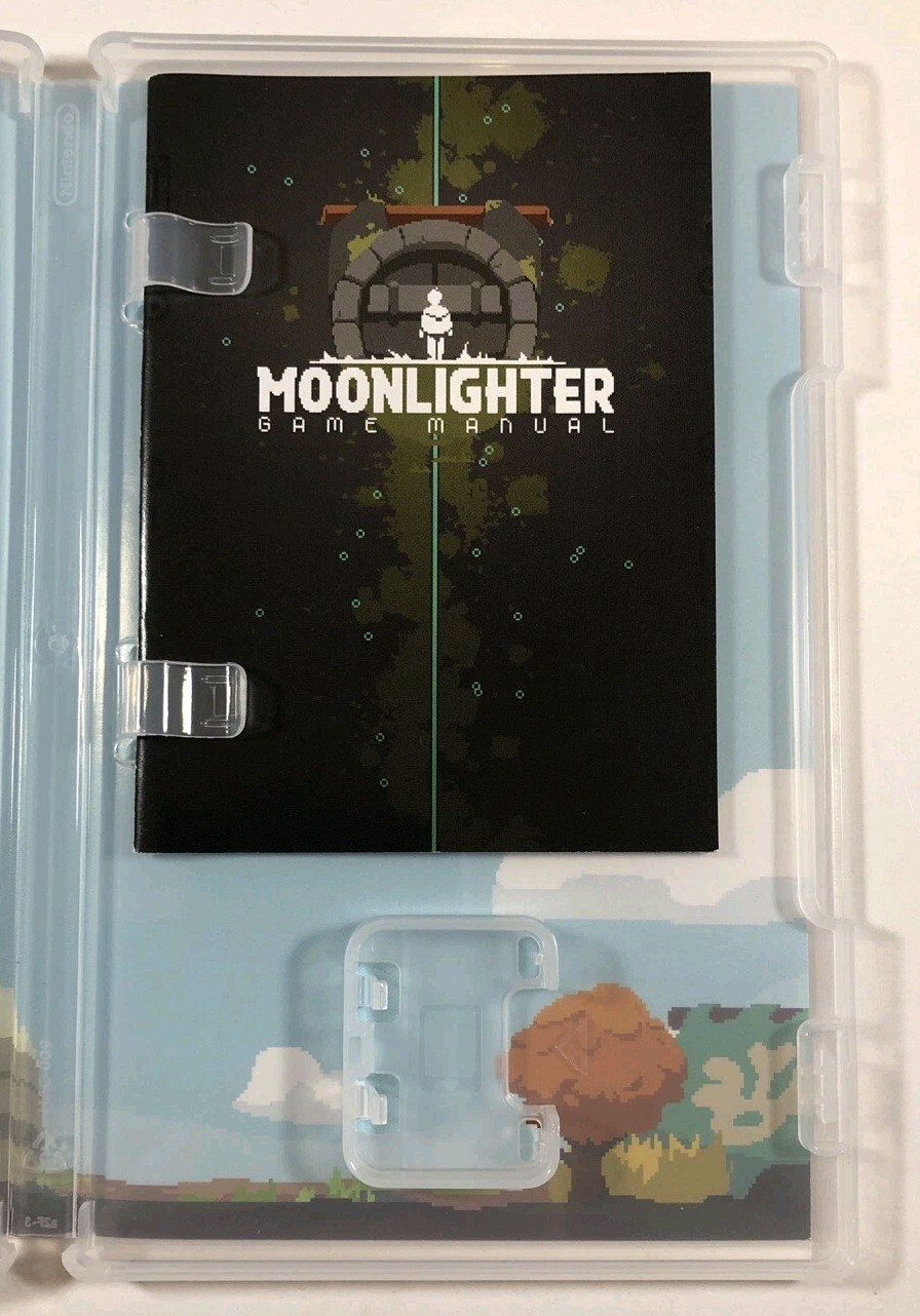 MANUAL & CASE ONLY NO GAME: Moonlighter (Nintendo Switch) - PLEASE READ