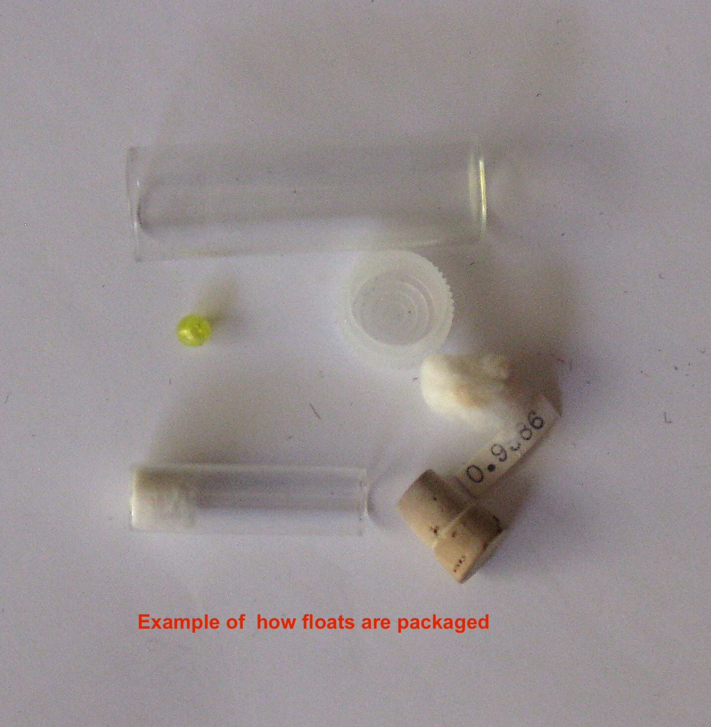 Density Gradient Colum Floats (Price for each float)