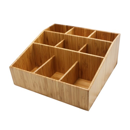 Cal-Mil CalMil 1714 9 Section Bamboo Coffee Organizer