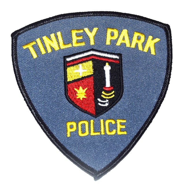 TINLEY PARK ILLINOIS IL Police Patch CITY SEAL CREST J4