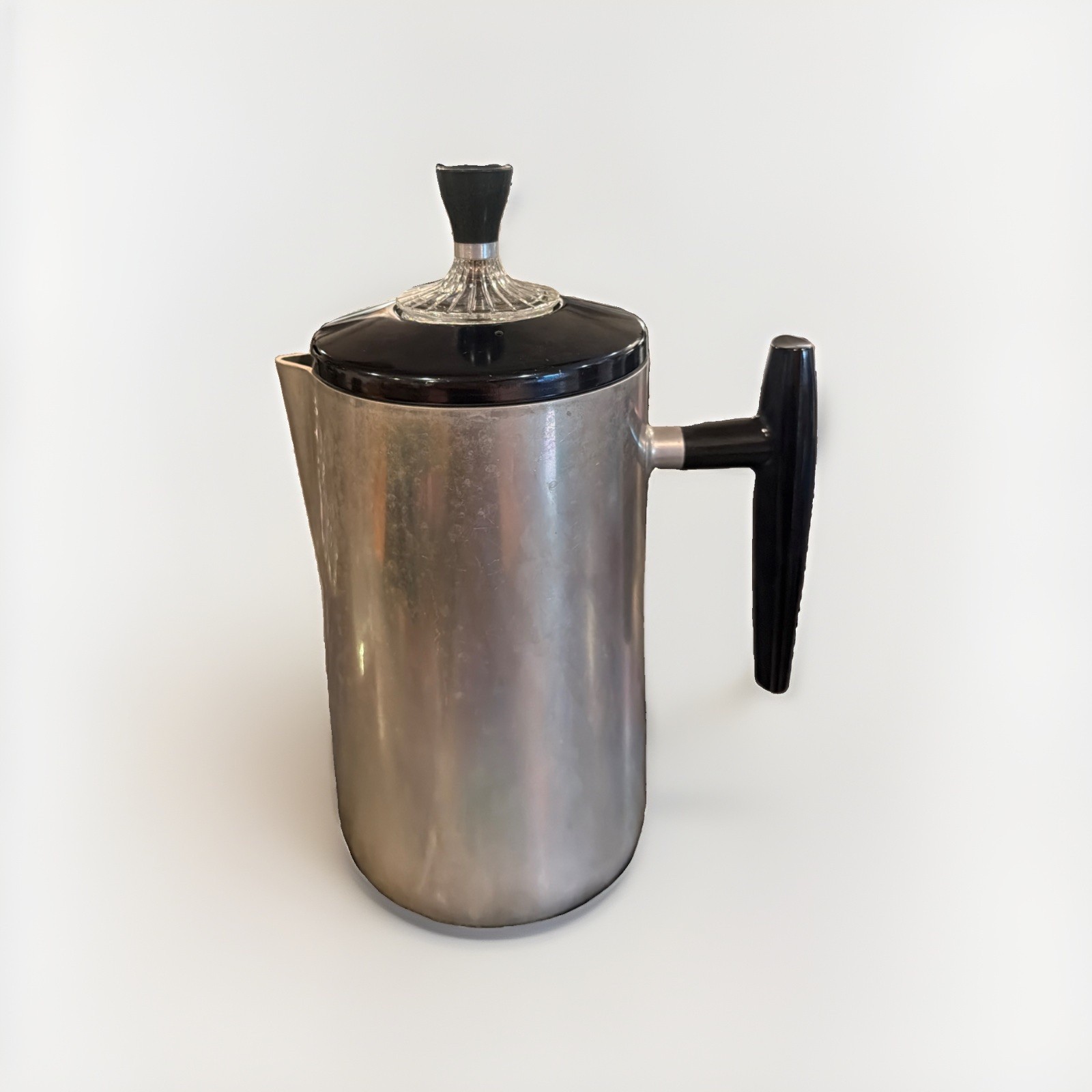 Vintage Wear-Ever Stovetop Coffee Pot Aluminum Percolator No. 968-MCM