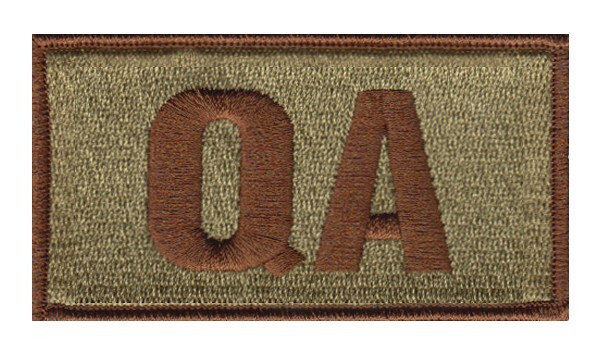 Quality Assurance (QA) Shoulder Identifier Multicam/OCP Patch
