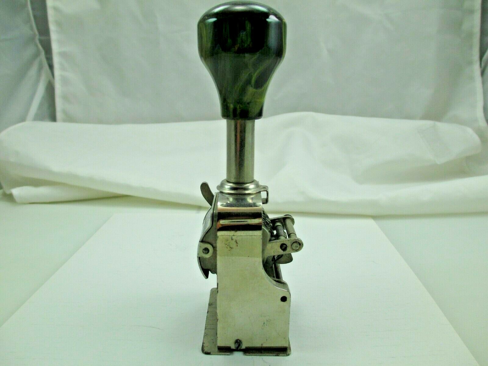 Vintage The Force Model 150 Automatic Numberer Machine Stamp 597E