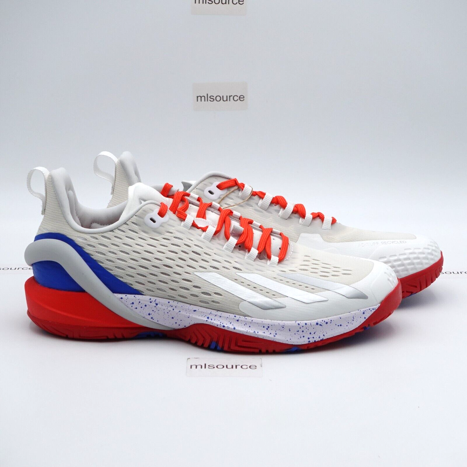 adidas Men's Adizero Cybersonic Tennis Shoes IG9513 Red/White/Blue