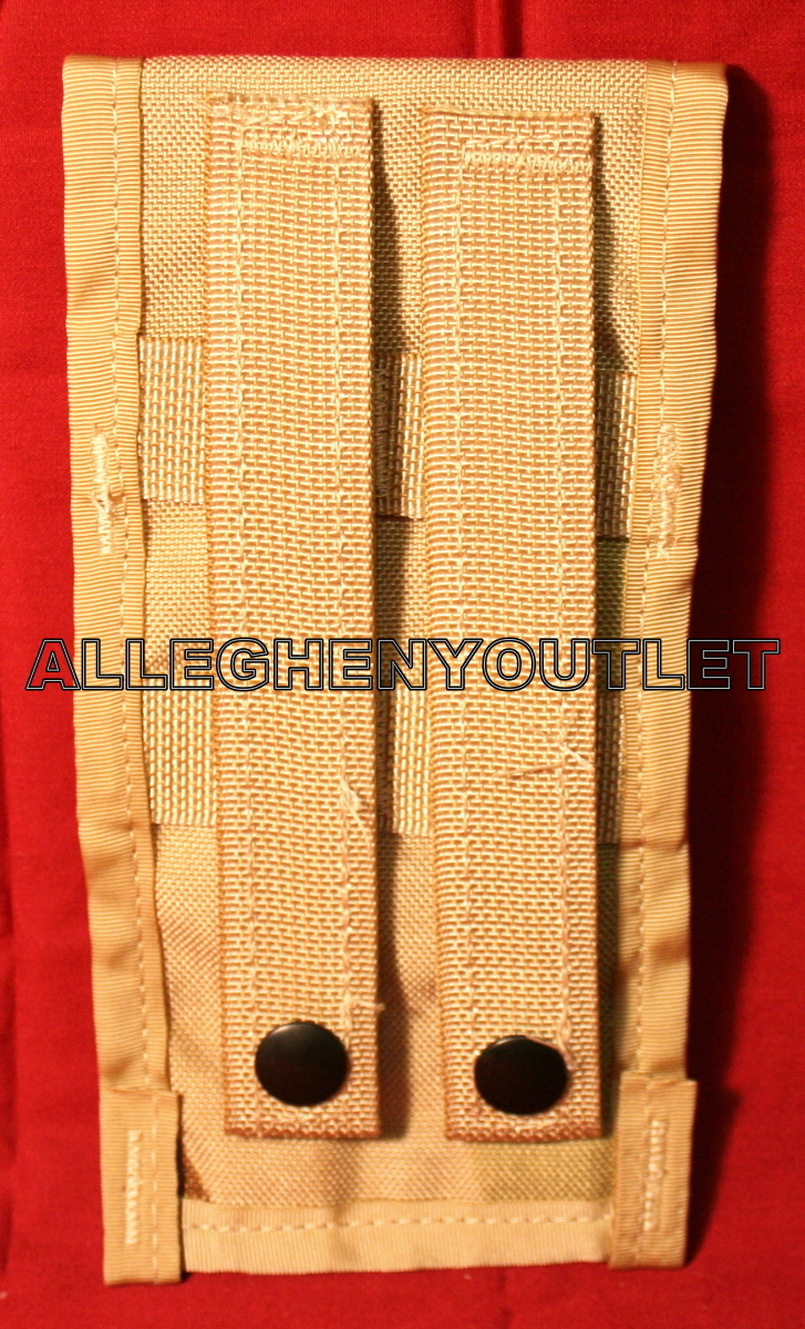 QTY (1) NEW Double Mag Pouch Desert Camo DCU Molle 2 Magazine Pouch US Military