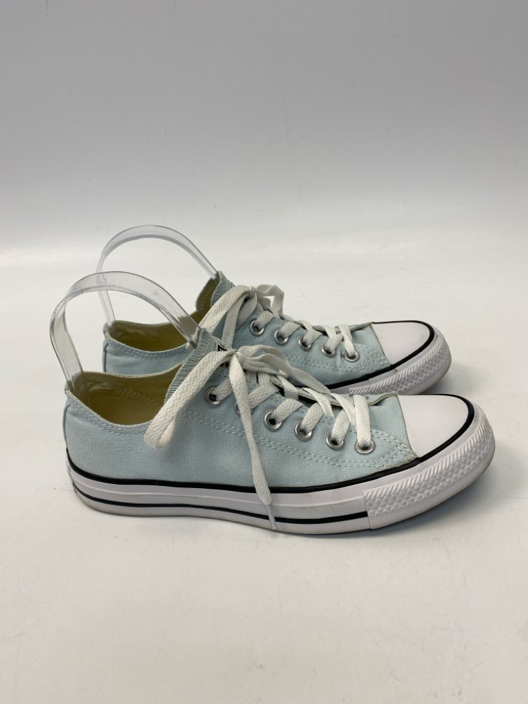 Converse Size 7 Blue White Lace-up Sneakers