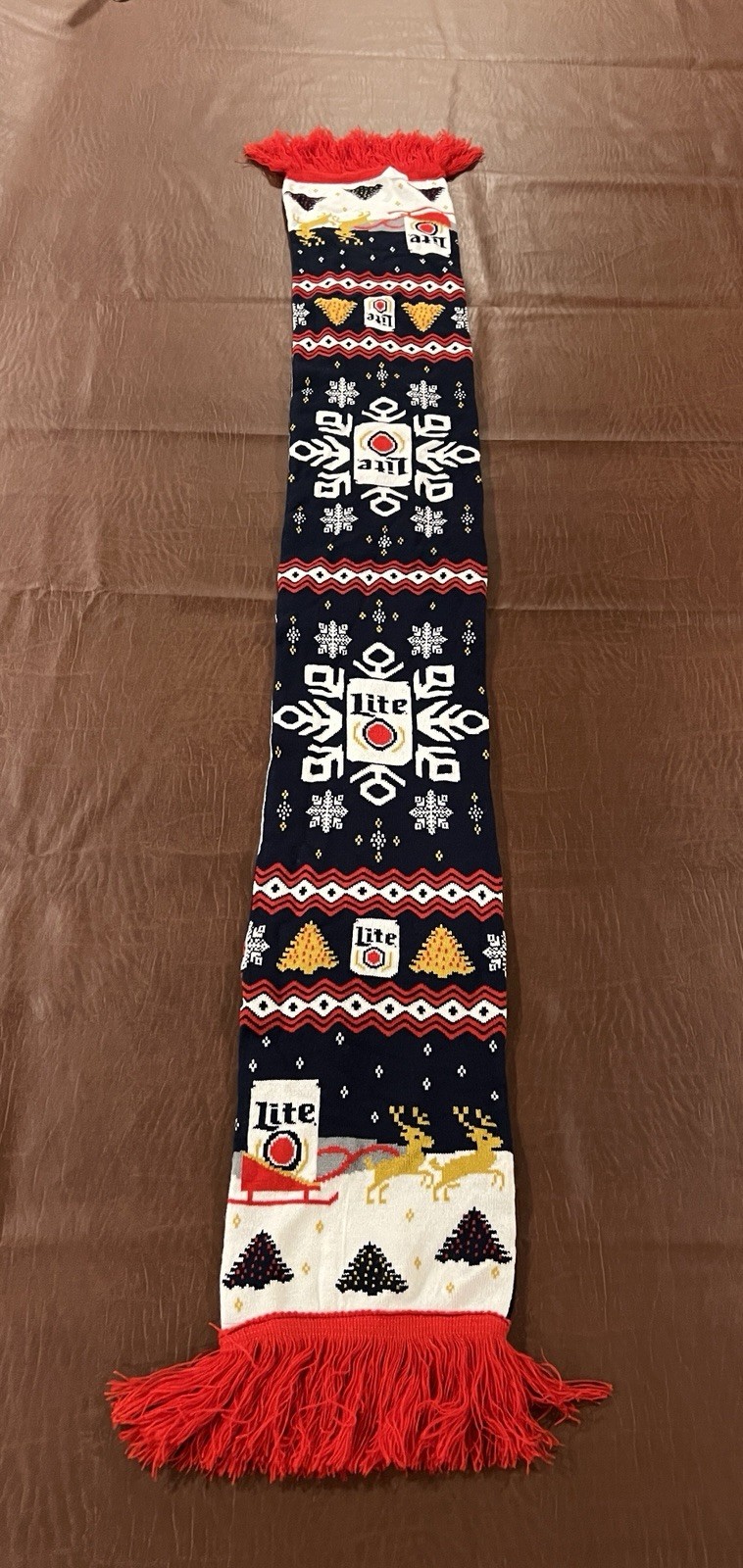 Miller Lite Beer Scarf - 5’ x 8”