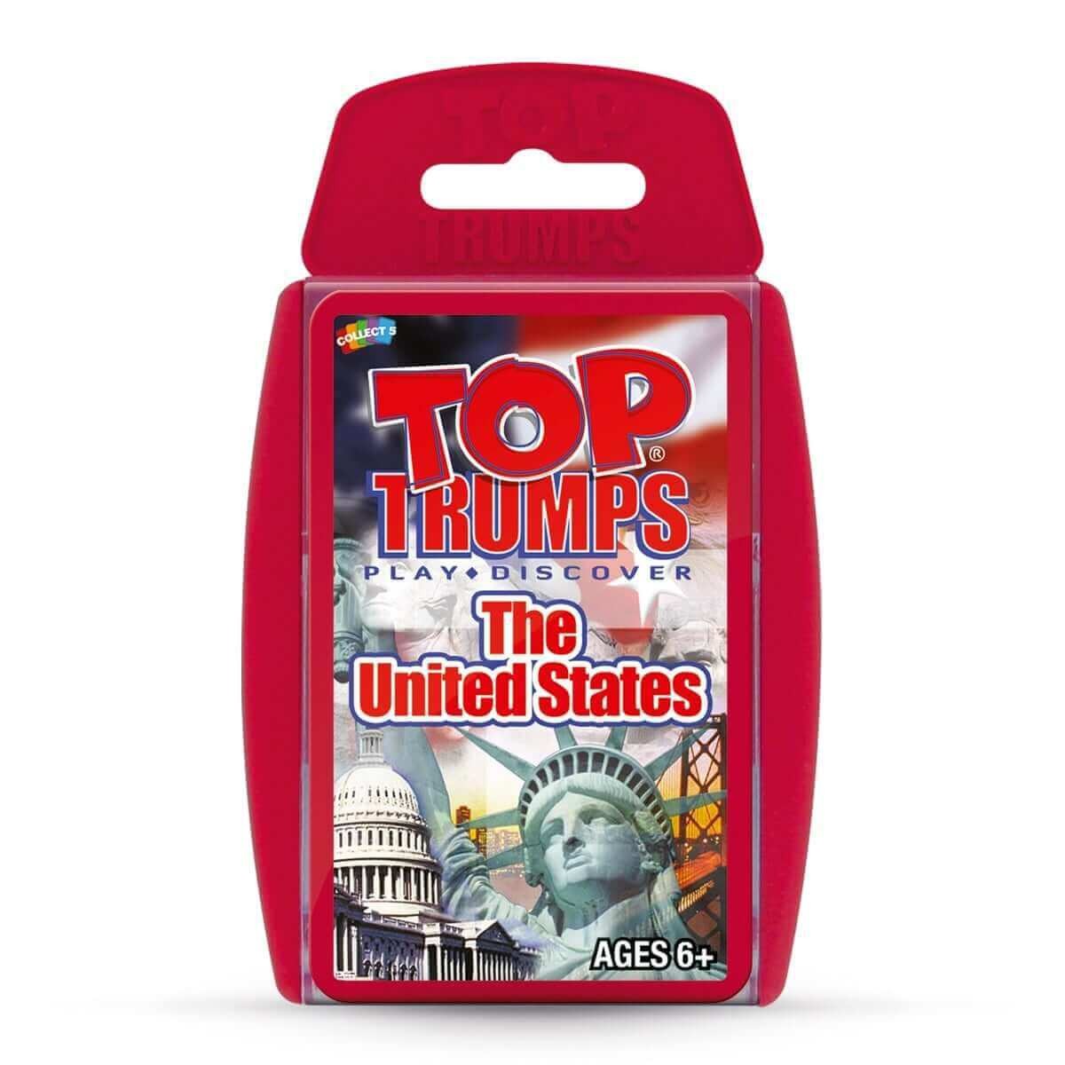 Top Trumps United States Card Game USA Educational Travel New Sealed
