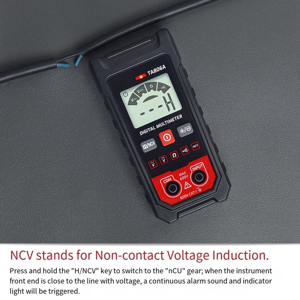 Digital TA806A Multimeter with Auto Ranging and Easy Operation Features