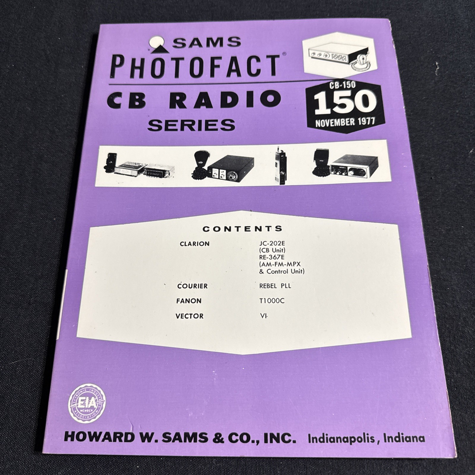 SAMS Photofact CB Radio Series Manual CB 150 November 1977