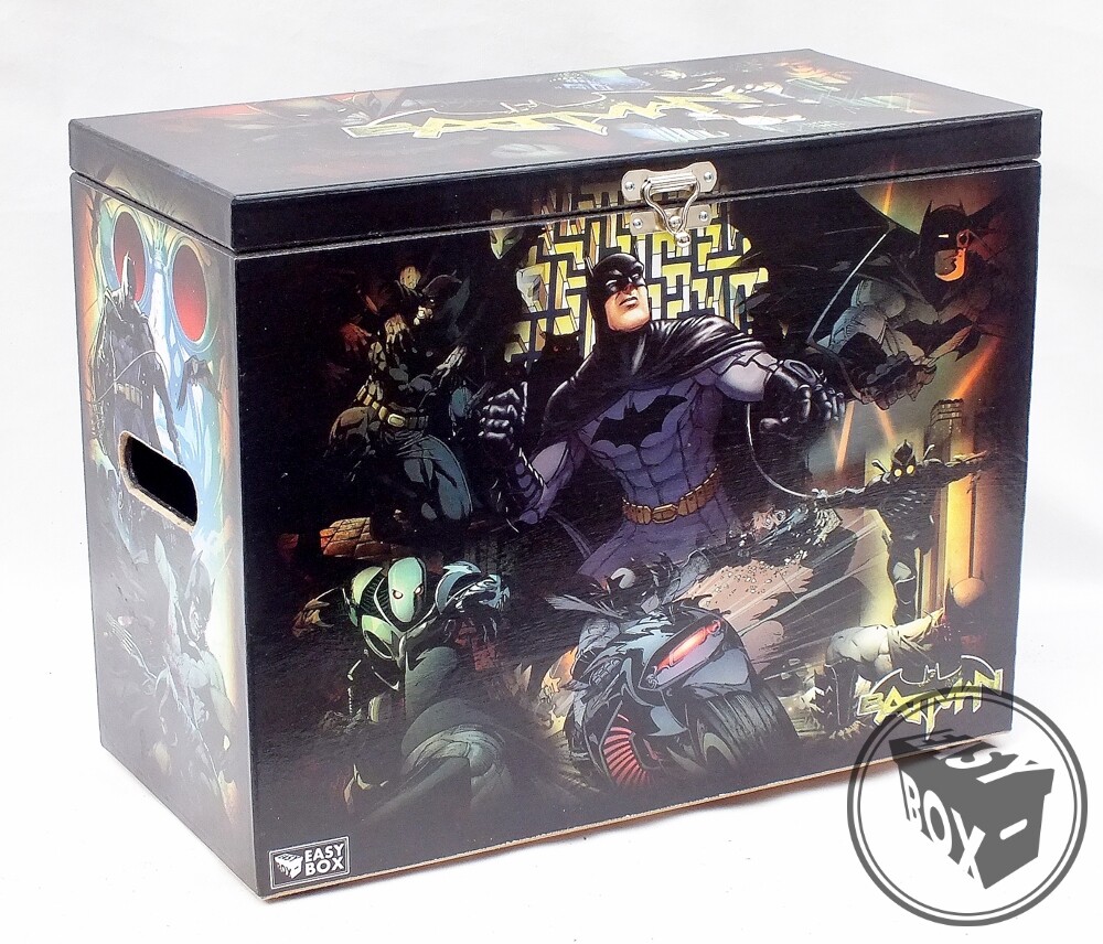 Large Comic Book Hard Storage Box Chest MDF Batman New 52