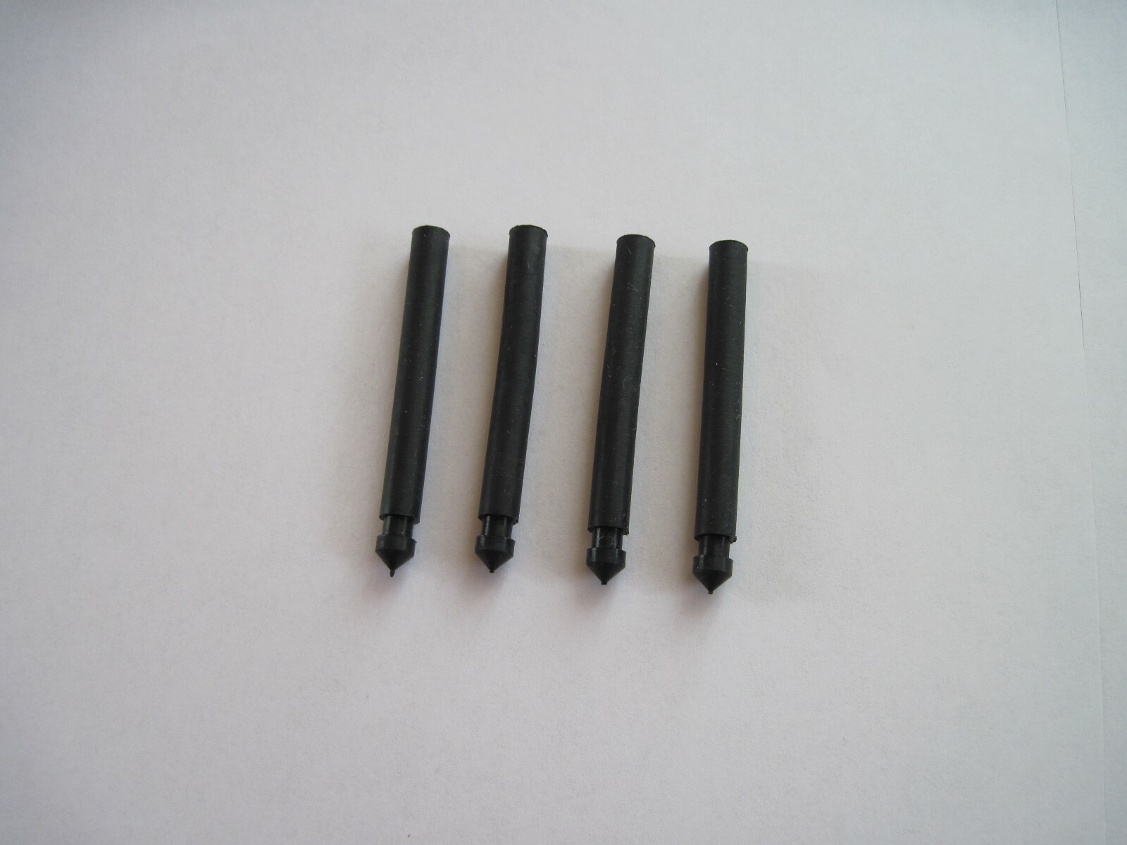 Farm Toy Tractor Parts Muffler/Exhaust Pipe Black (group of 4 rubber)