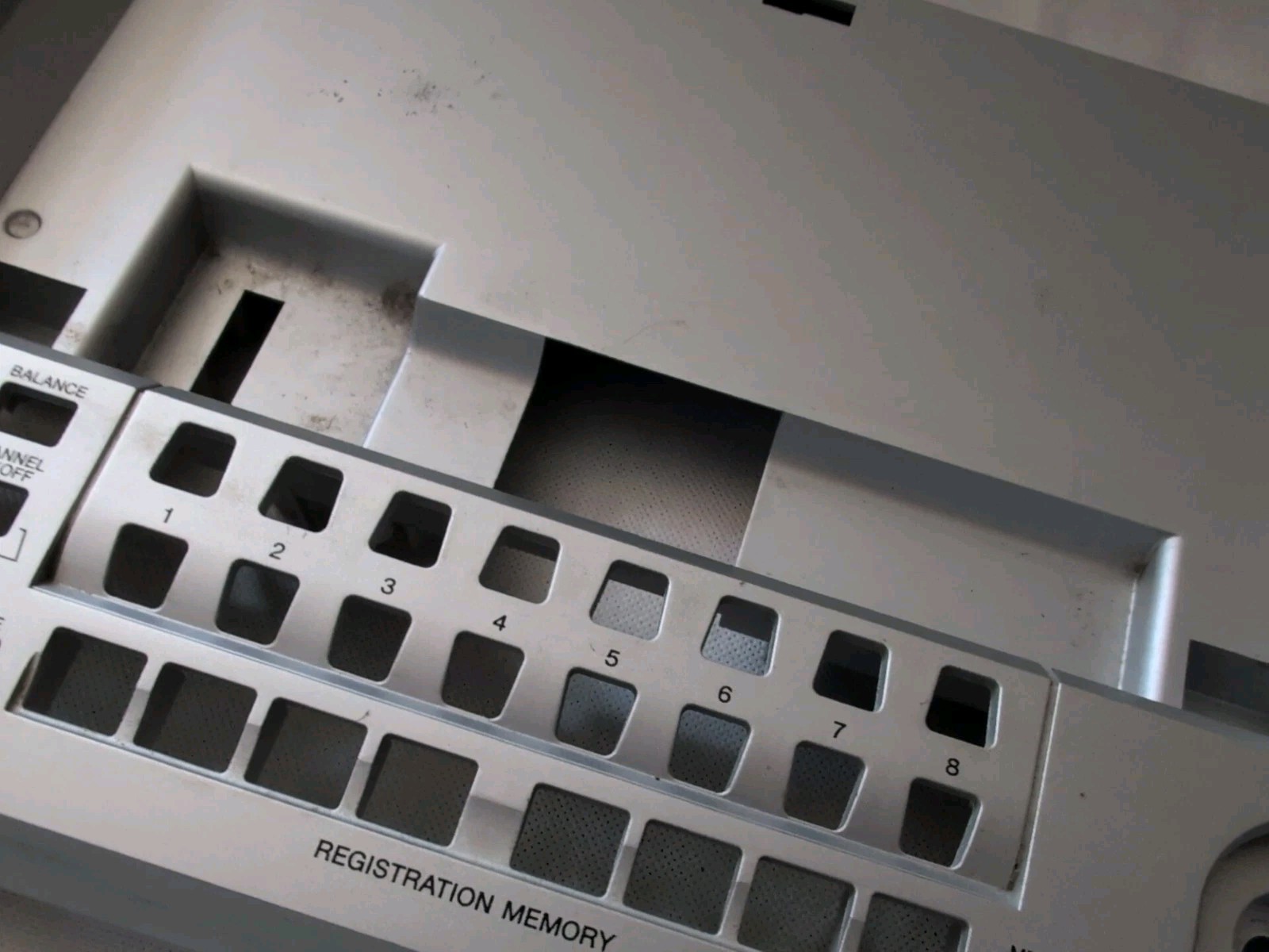 Yamaha Tyros 2 Arranger Keyboard Part - Front & Bottom Housing Covers