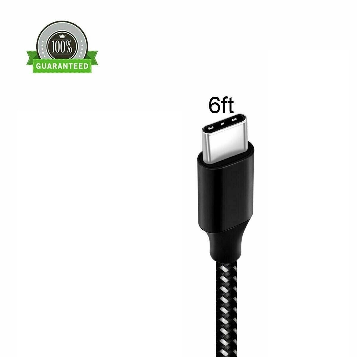 Braided USB C Type-C Fast Charging Data SYNC Charger Cable Cord 6FT EXTRA LONG