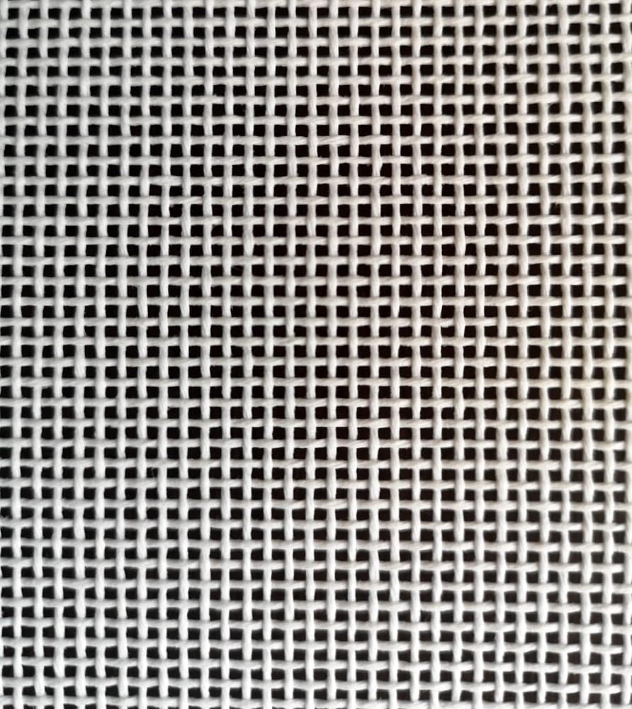 Zweigart Orange Line Blank Mono Deluxe 18-Mesh White Needlepoint Canvas 20X 18