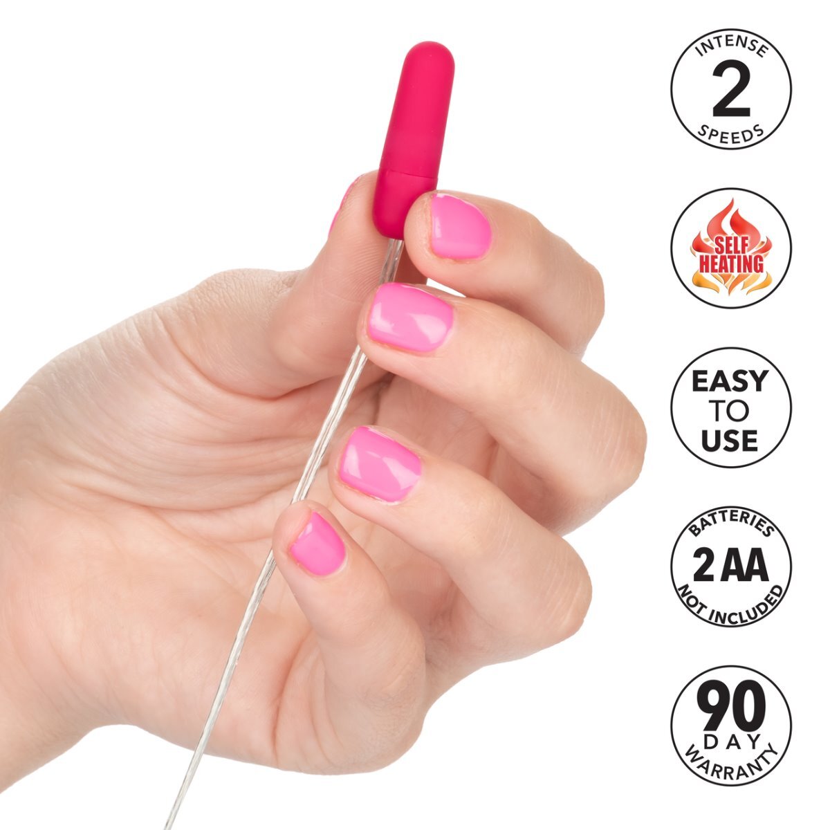 Whisper Micro Pink Mini Bullet Egg Vaginal Clitoral Anal Climax Vibe Vibrator