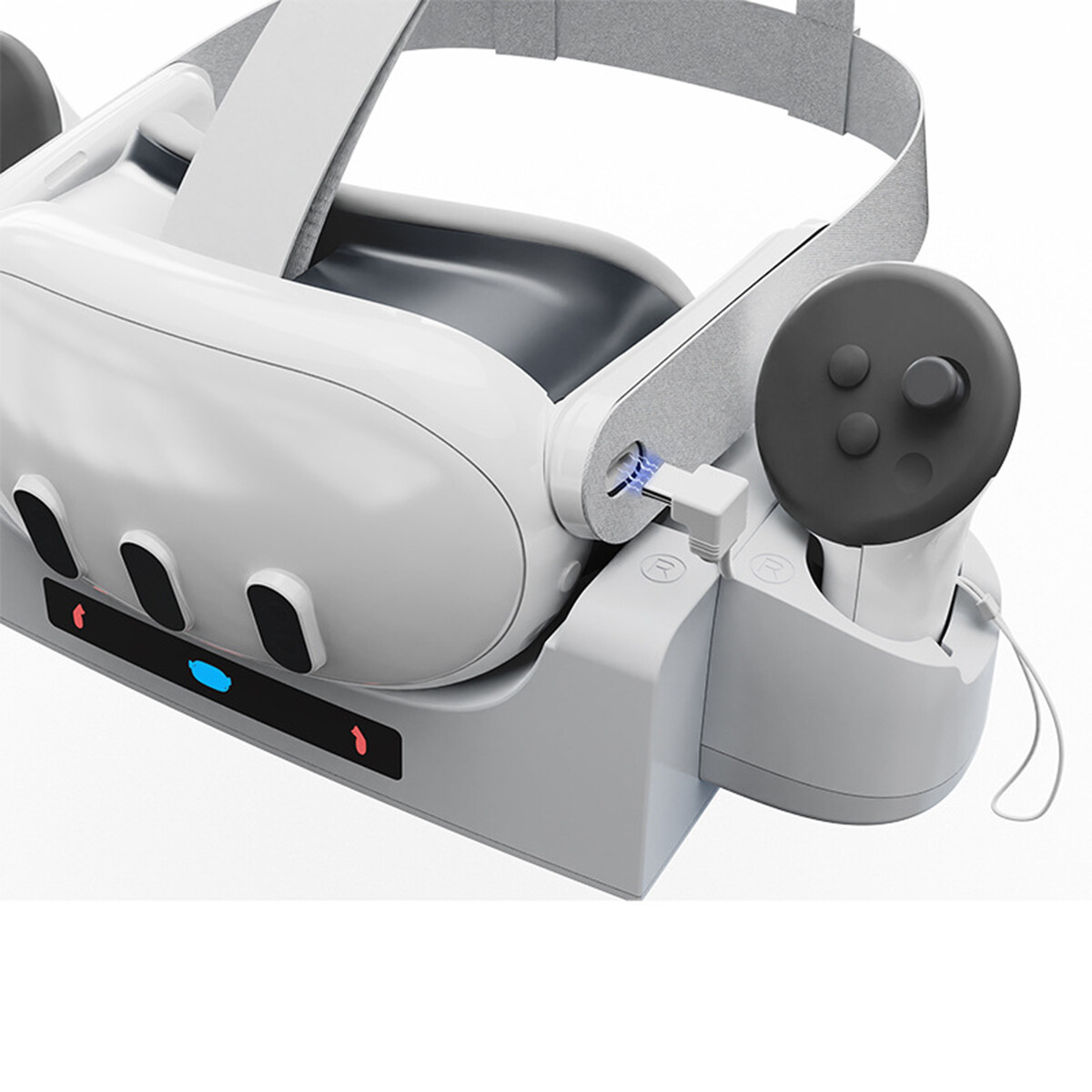 Charging Dock Charger Stand Holder Part For Oculus Quest 3 VR Headset Controller