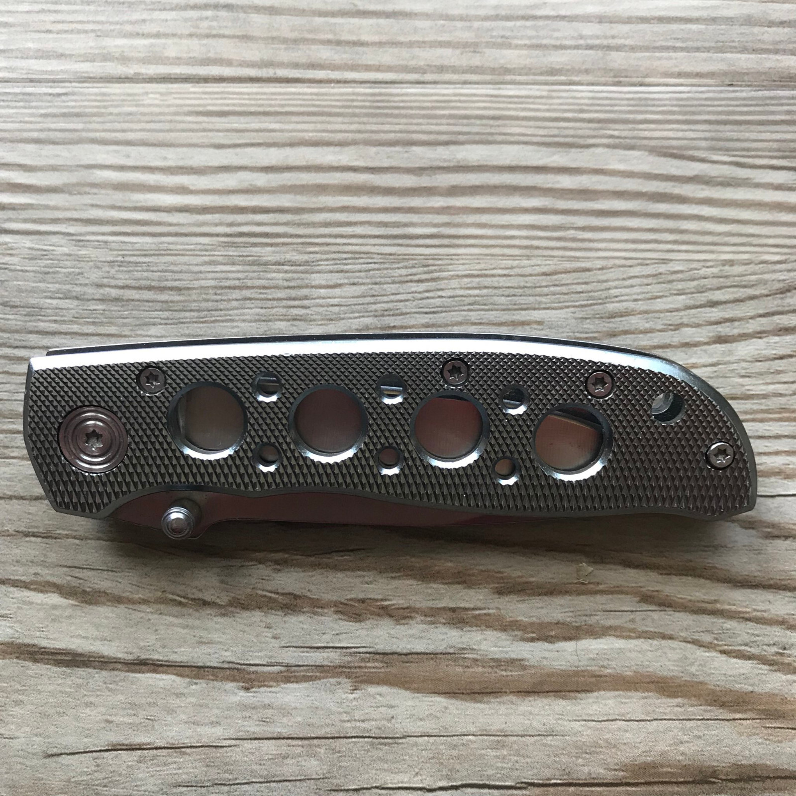 Smith & Wesson SS Extreme Ops CK105H Plain Edge Folding Knife Stainless