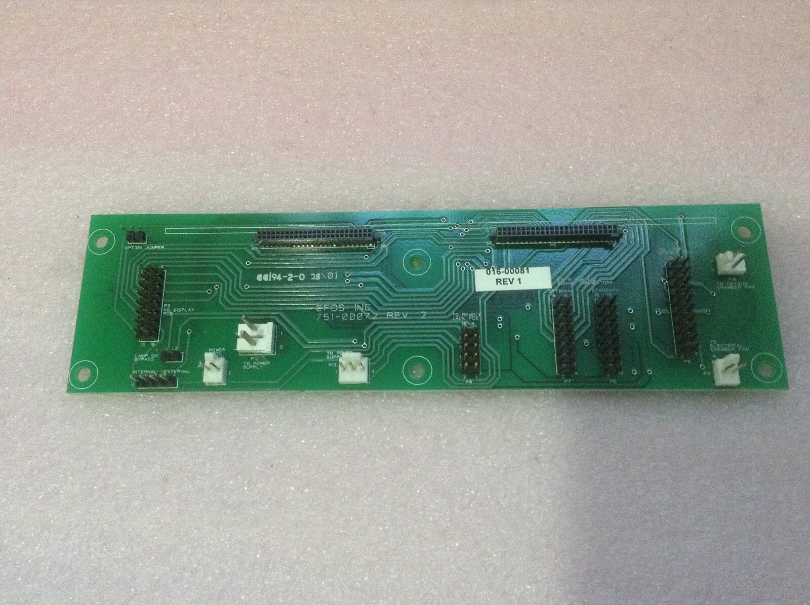 EFOS 751-00072 Board D 016-90081