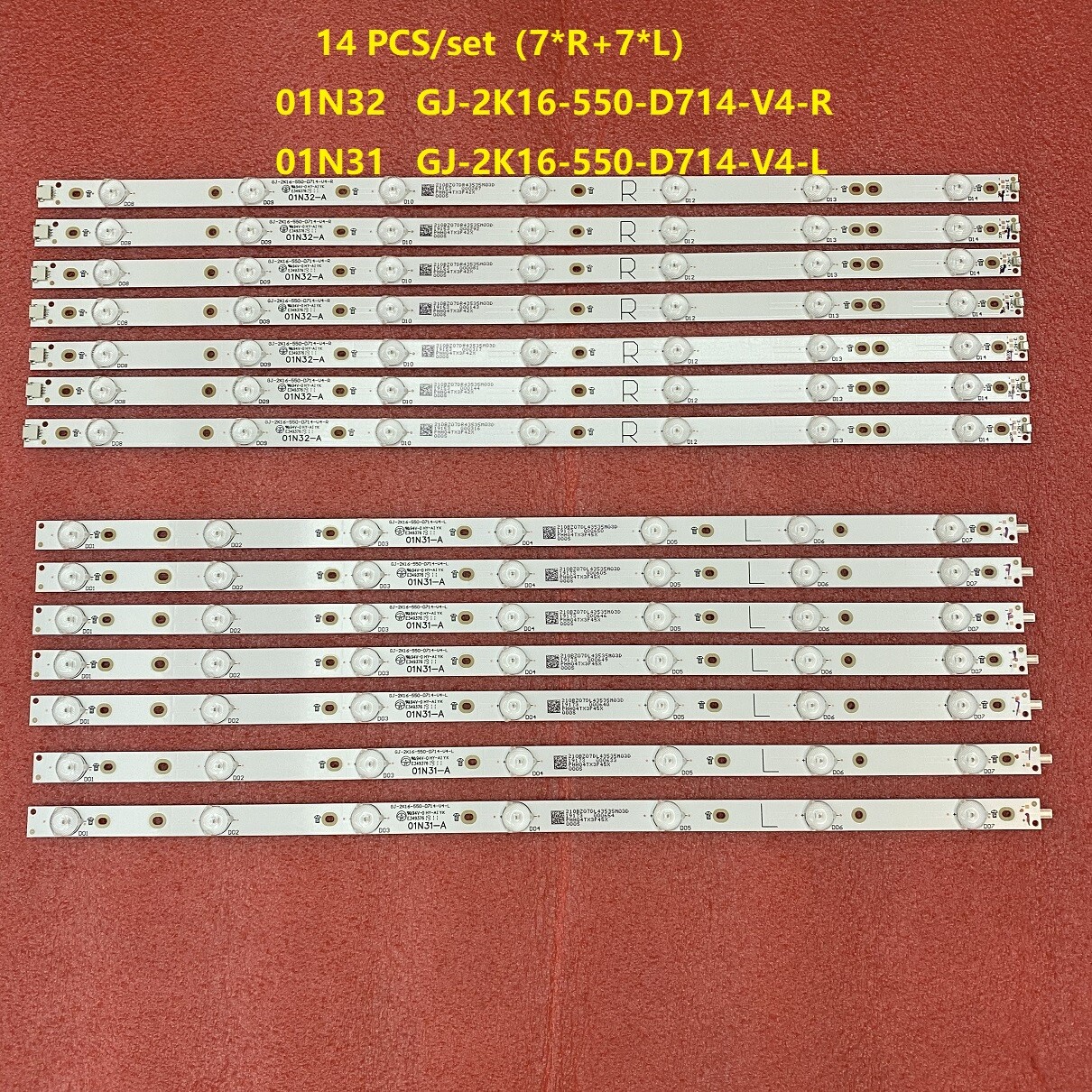 LED backlight strip For 55PUS6482 55PUS7002 LB55072 V1 55PUS6432/12 55PUT6101/12