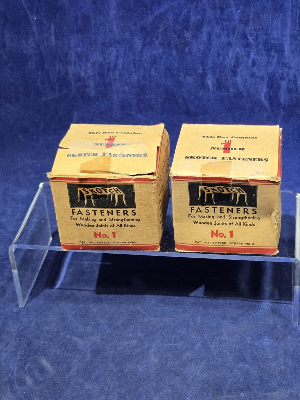 2 Boxes Of Vintage Skotch Wood Joiners #1 - Strengthen Wood Joints