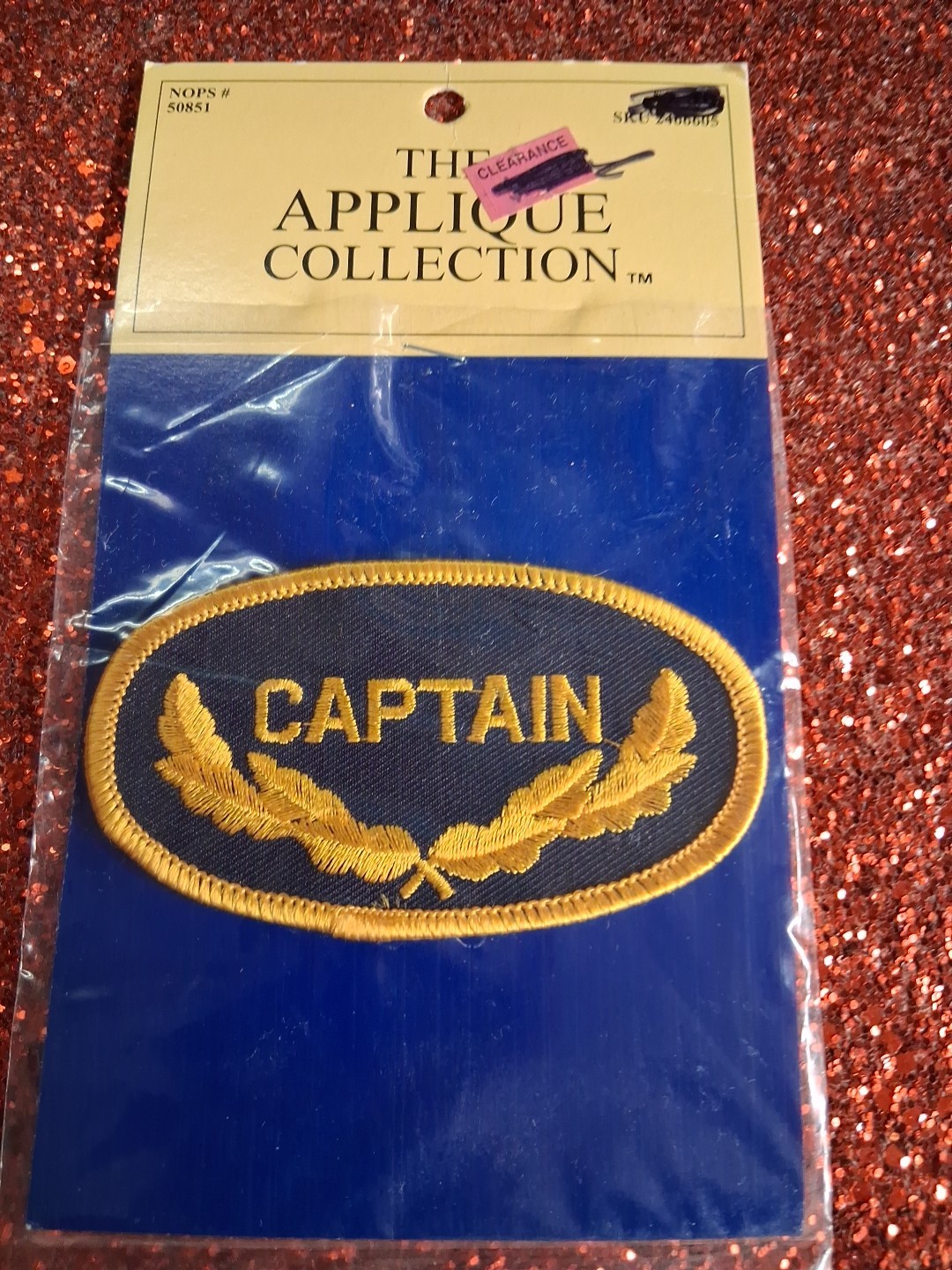 United States Navy Captain Embroidered Patch Free SHIPPING