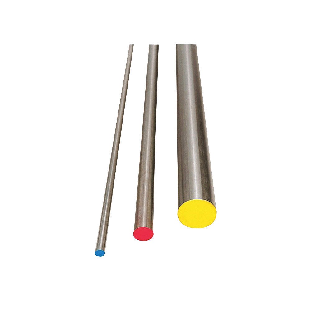 GRAINGER APPROVED W1DE6 Tool Steel Rod,36 in L,1/4 in Dia. 33E855