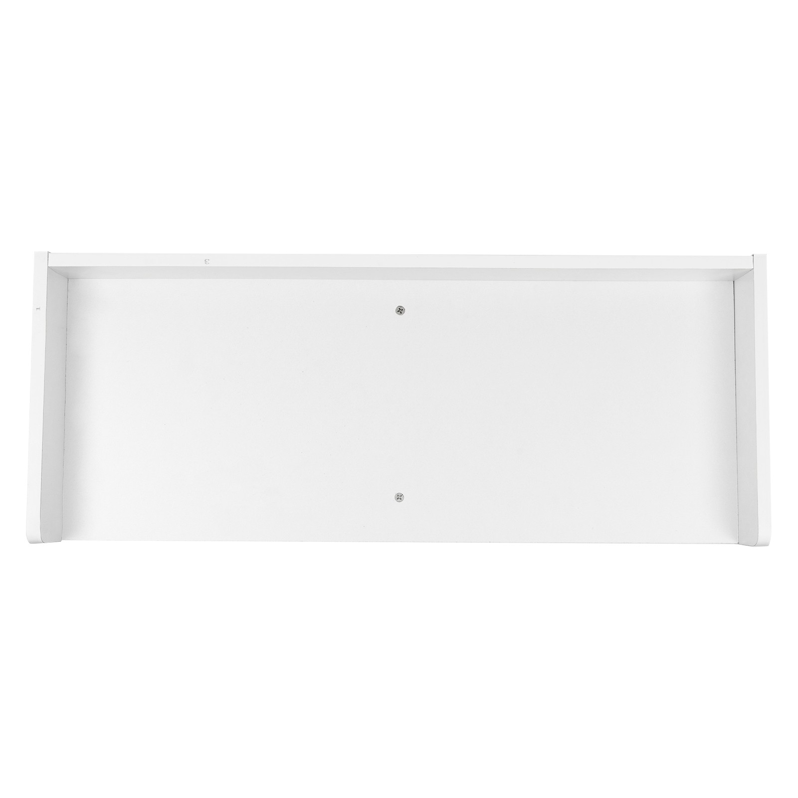 23.6*9.4*26 in Warm White Filing Cabinet Storage Shelf Mobile Printer Stand
