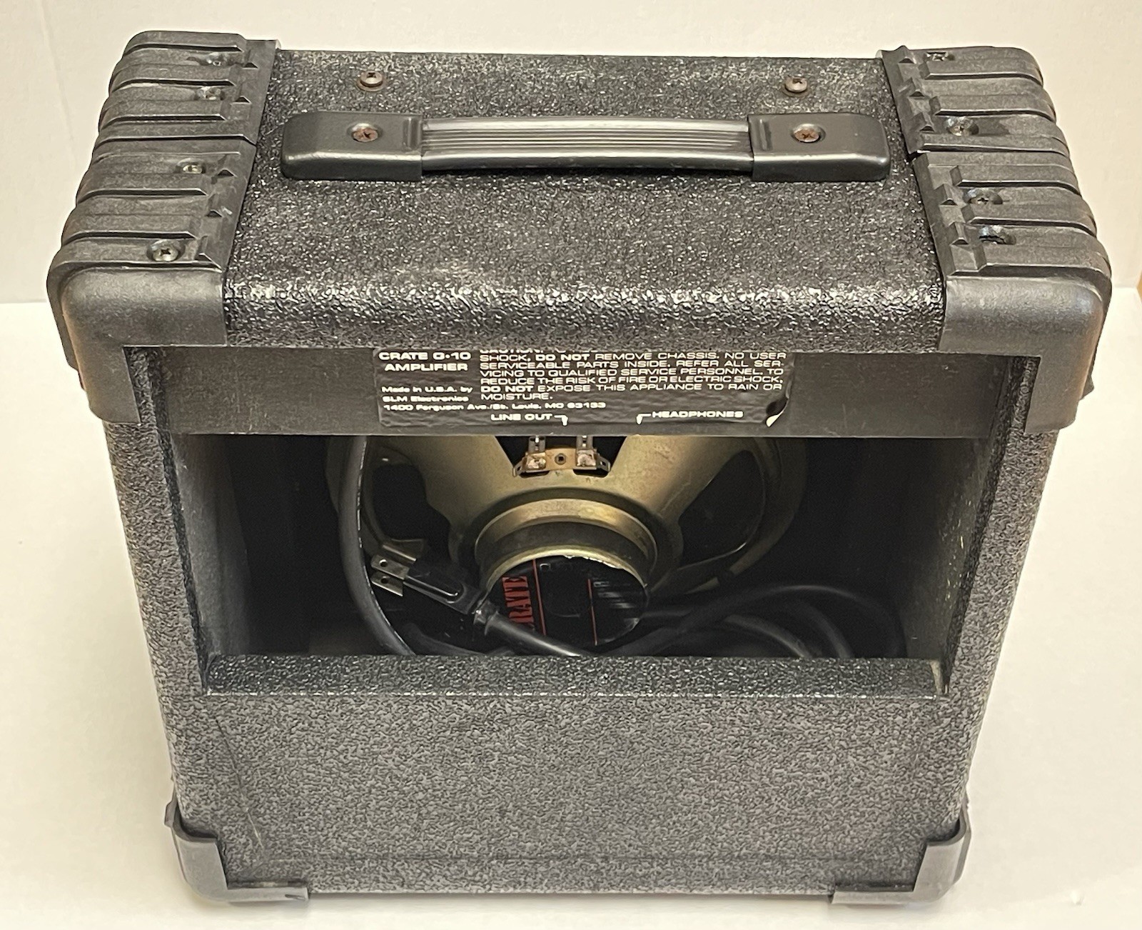 Vintage Crate Amp Model G 10 With Equalization