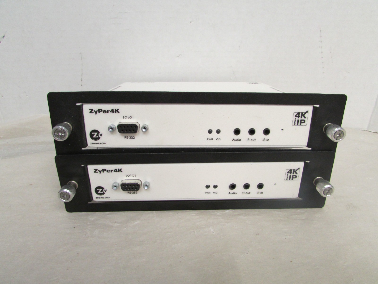 ZEEVEE ZYPER4K / Z4KENCC3 Video Encoder LOT OF 2 NO POWER SUPPLY