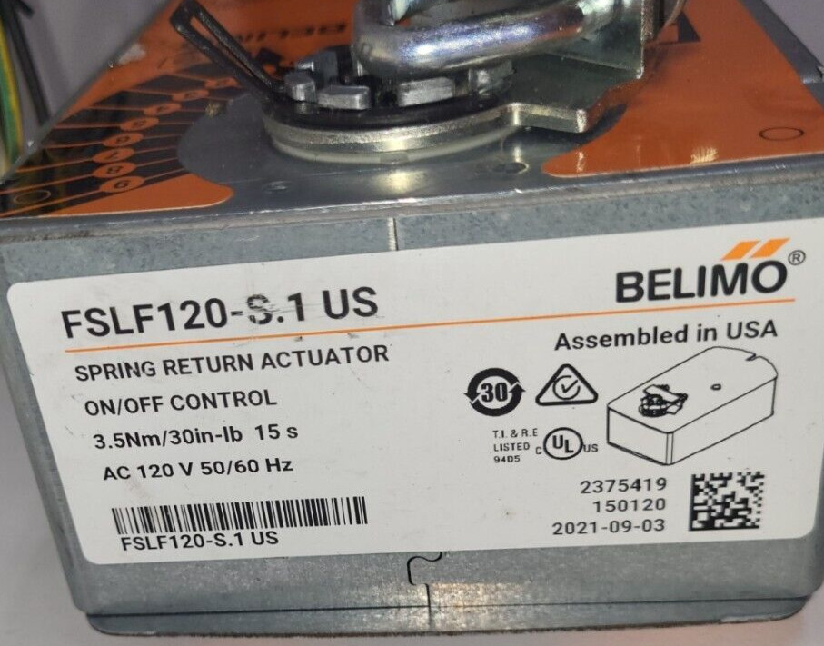 Belimo FSLF120-S US Fire Smoke Actuator