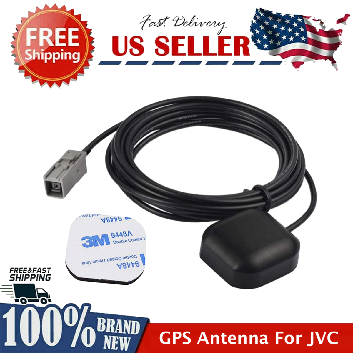 New GPS Navigation Antenna Replacement for JVC KW-V950BW KWV950BW
